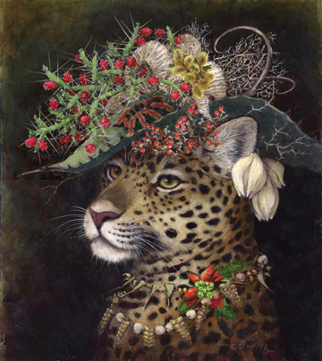 From an original painting in acrylic on wood by Carolyn Schmitz